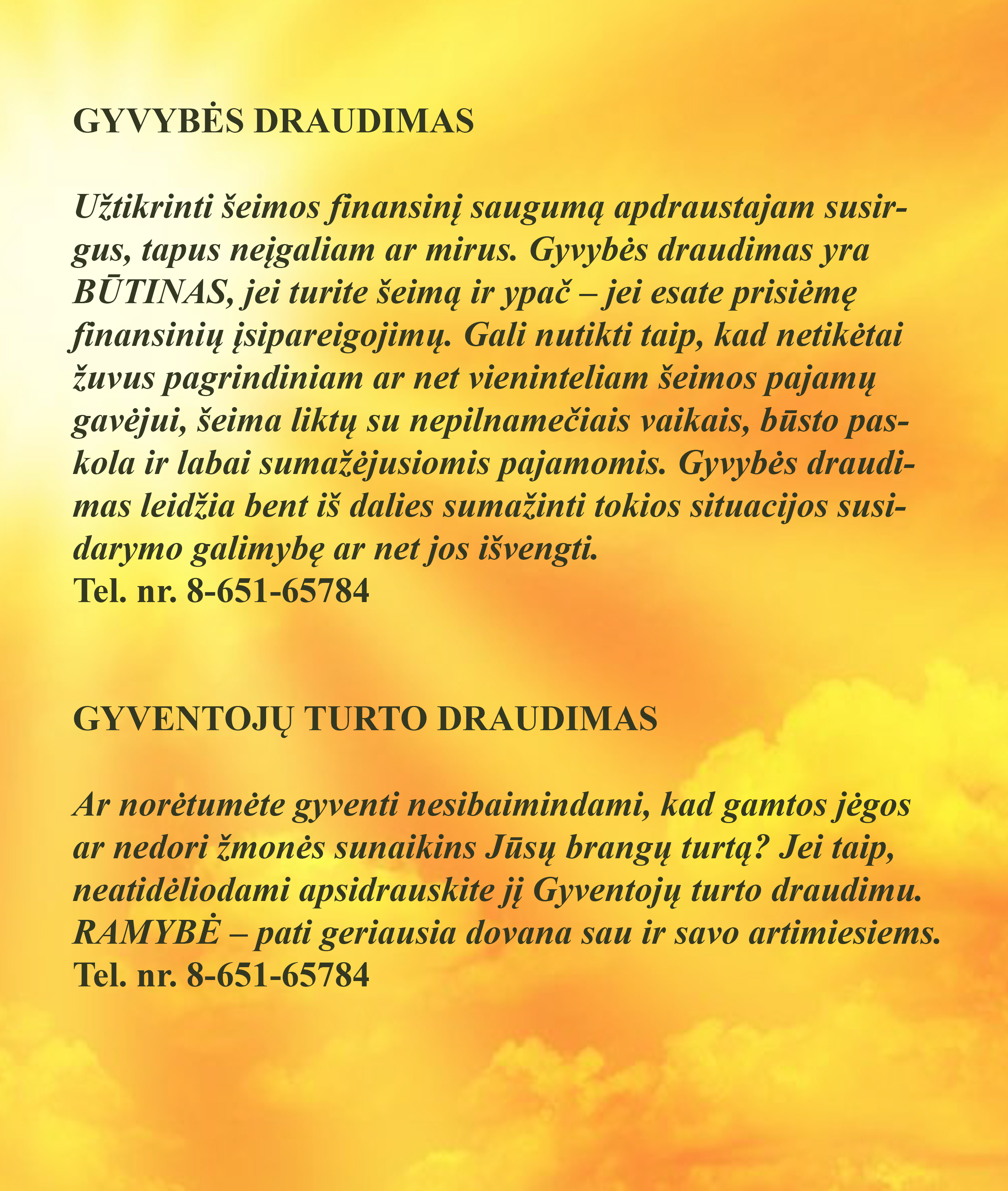 draudimas