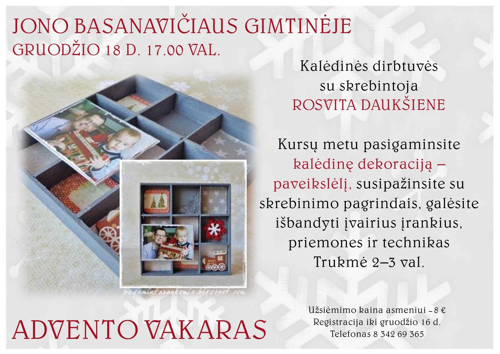Advento skelbimas.